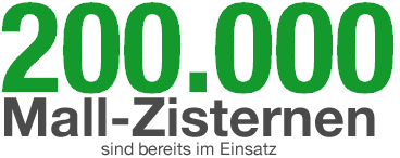 200.000 Zisternen im Einsatz